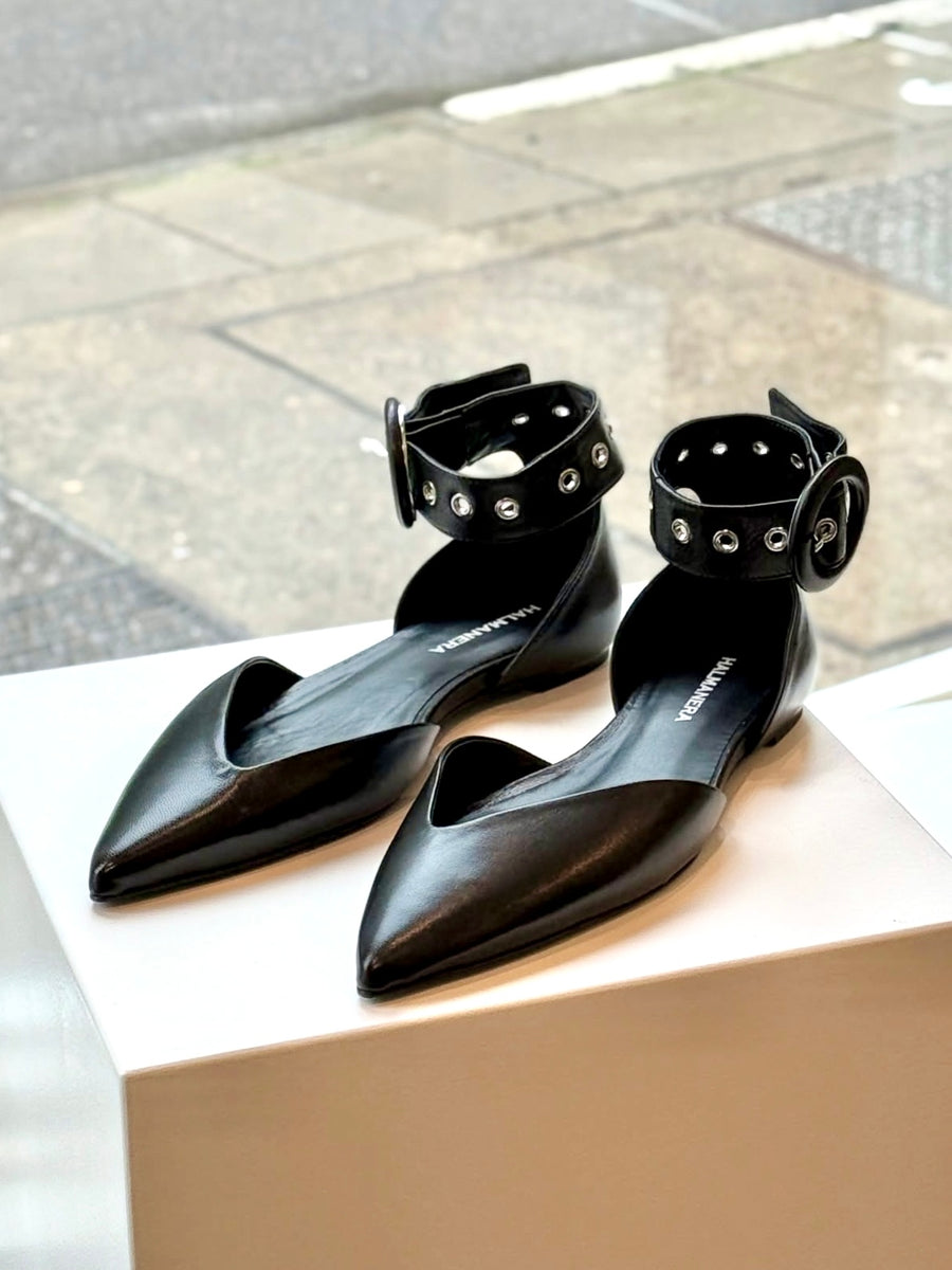 Las Sandal in Baron Nero by Halmanera-Shoes-Halmanera-Idlewild