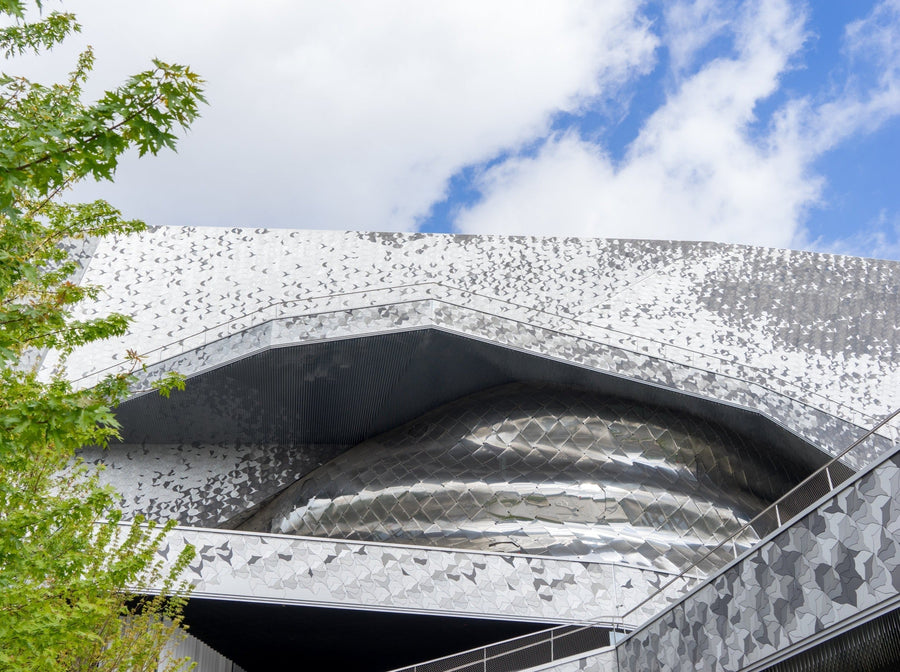 Leather Crossbody Bag in Philharmonie de Paris by Jessica Murray-Idlewild