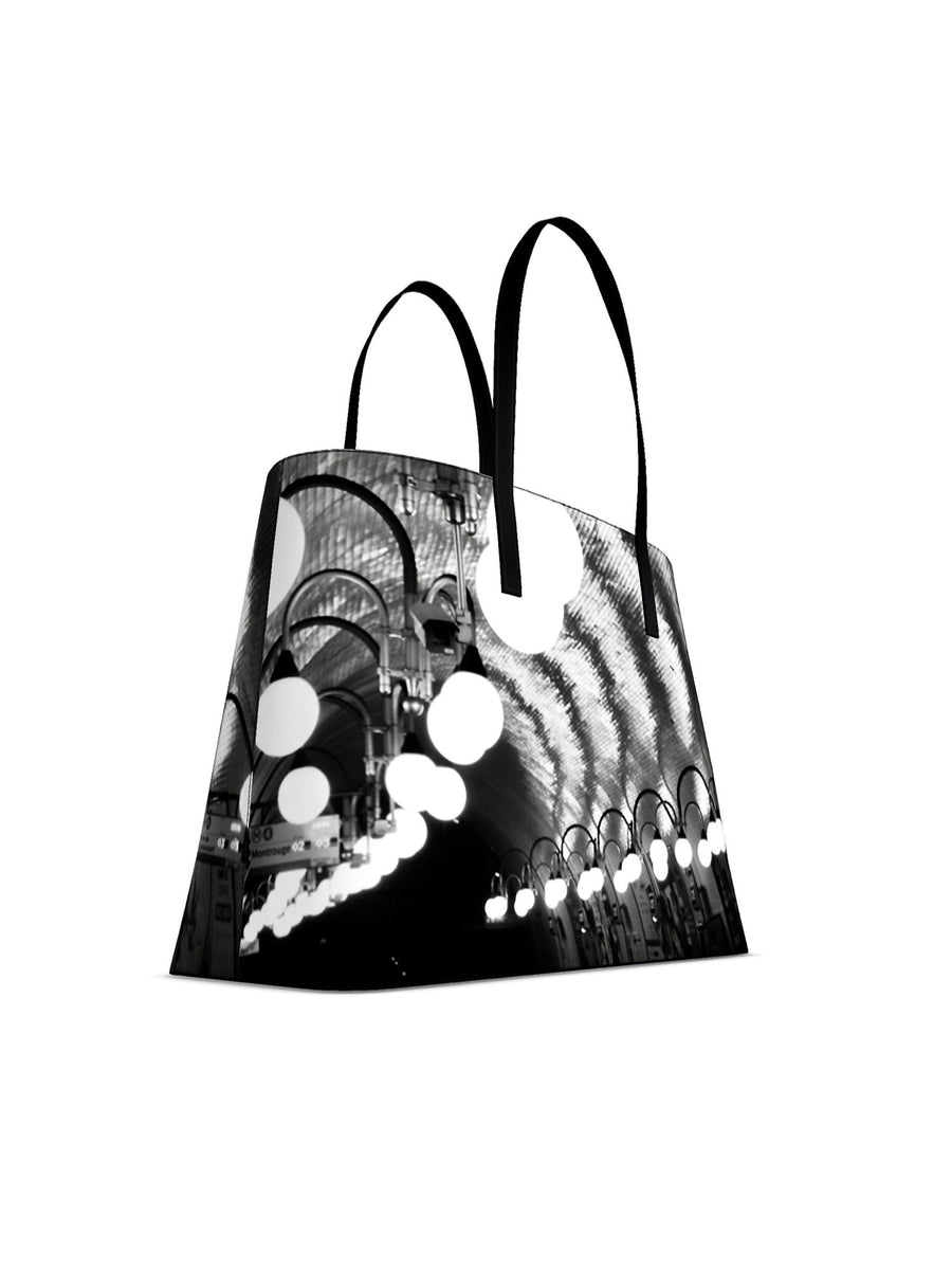 Leather Tote in Metro Cité by Jessica Murray-Idlewild