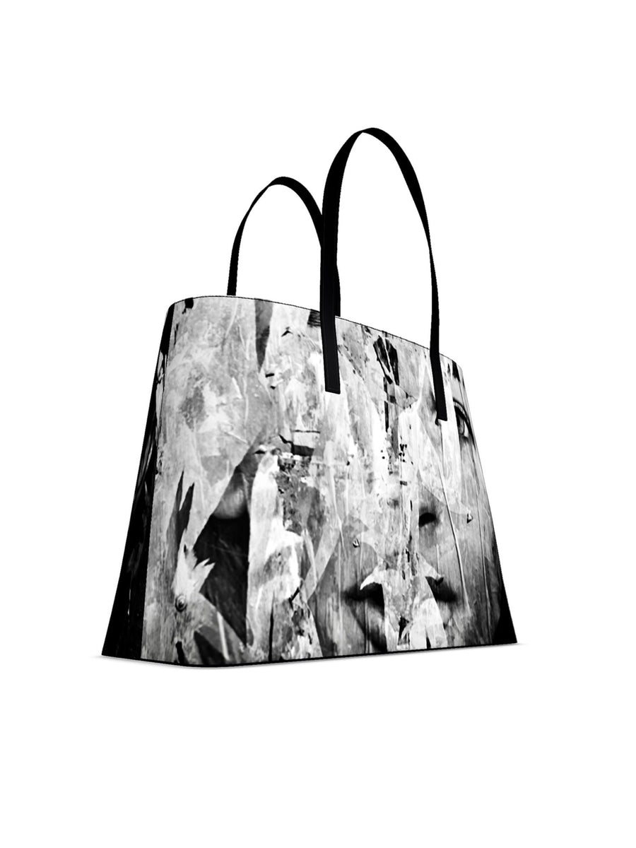 Leather Tote in NYC Mural by Jessica Murray-Idlewild