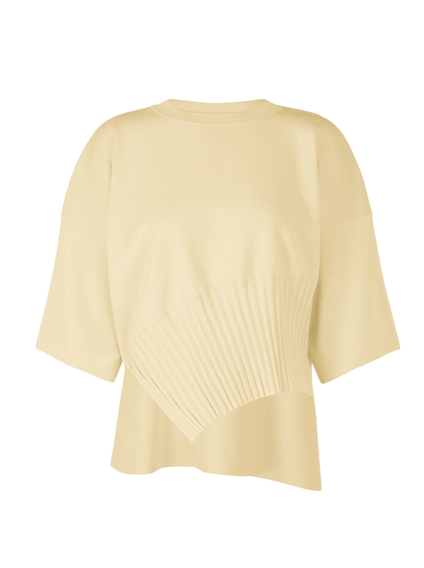 Lithe Top in Cream by Issey Miyake-Idlewild