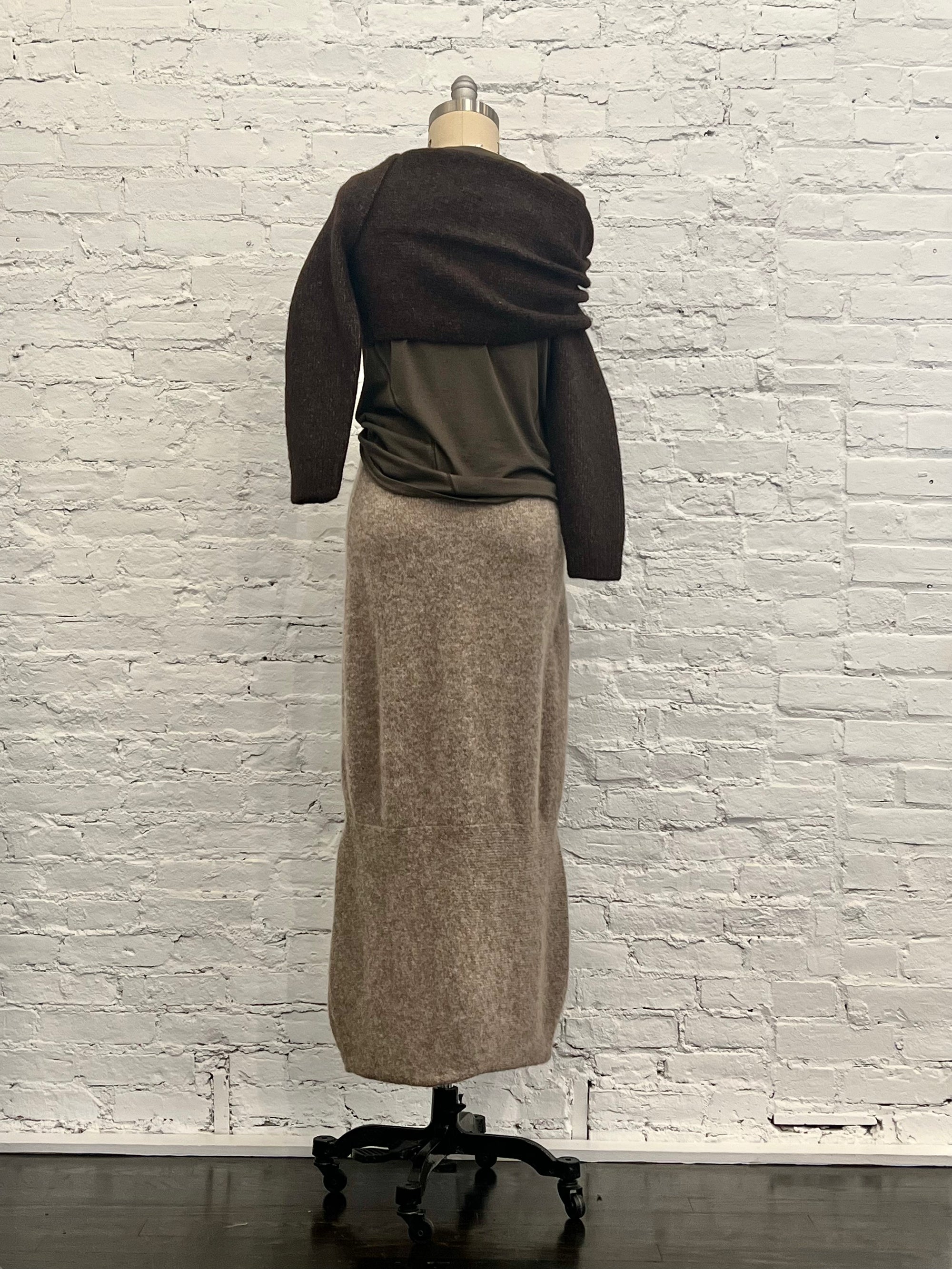 Loft Wrap Shrug in Soil by Lauren Manoogian-Tops-Lauren Manoogian-Idlewild