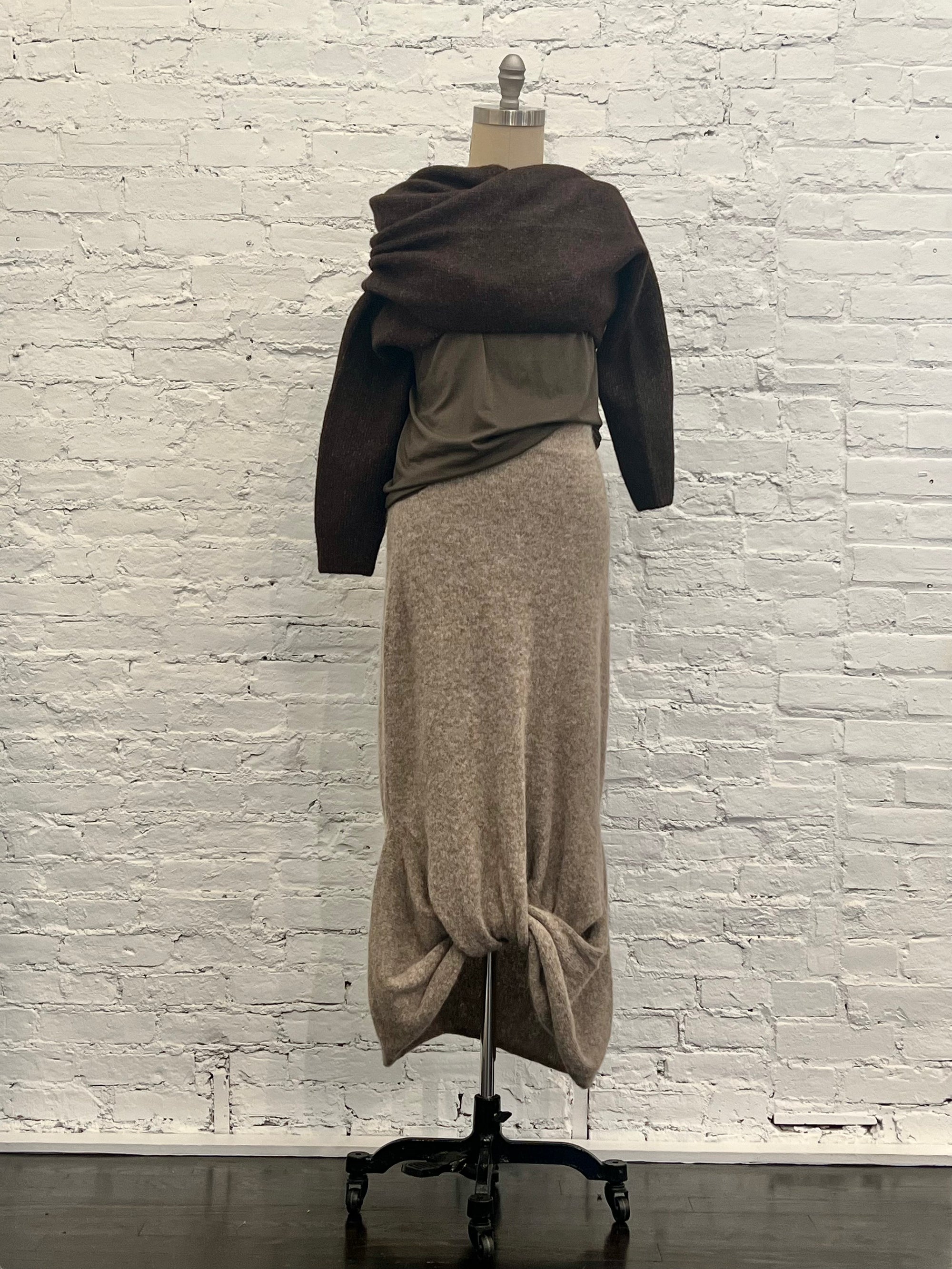 Loft Wrap Shrug in Soil by Lauren Manoogian-Tops-Lauren Manoogian-Idlewild