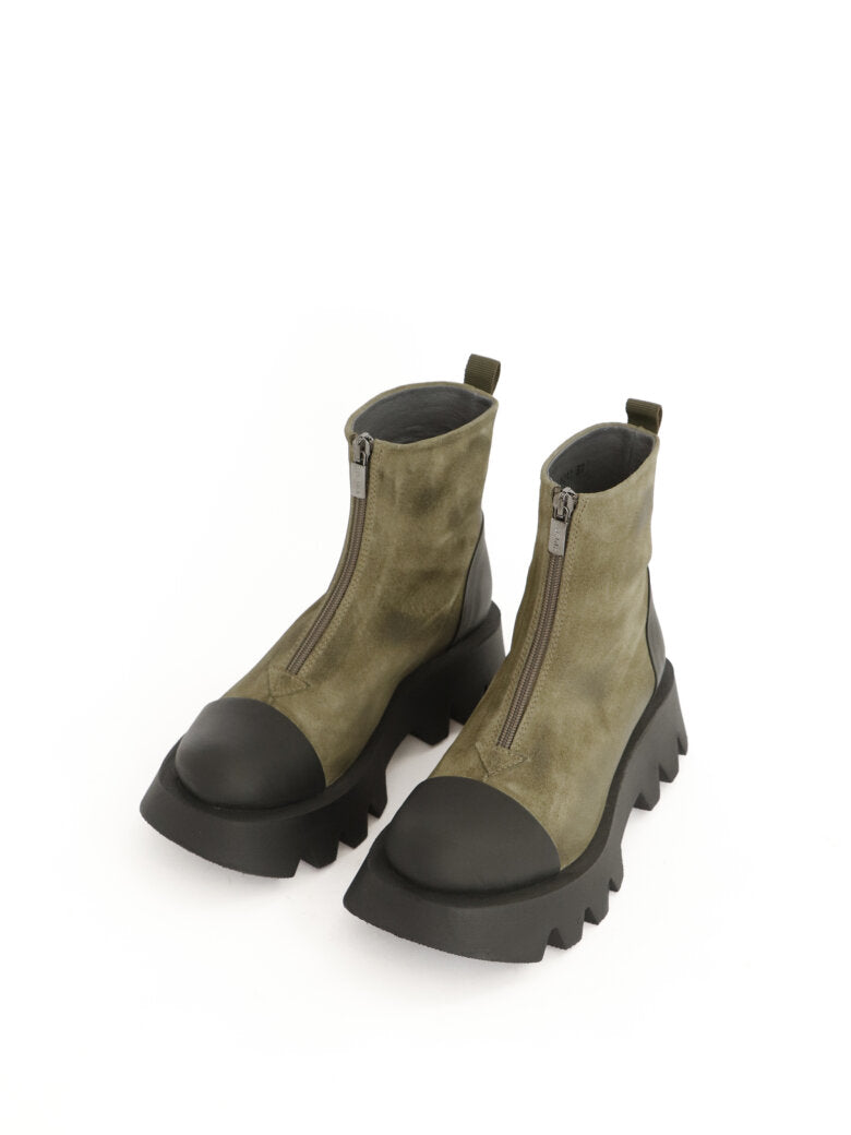 London Ankle Boots in Forest by Lofina