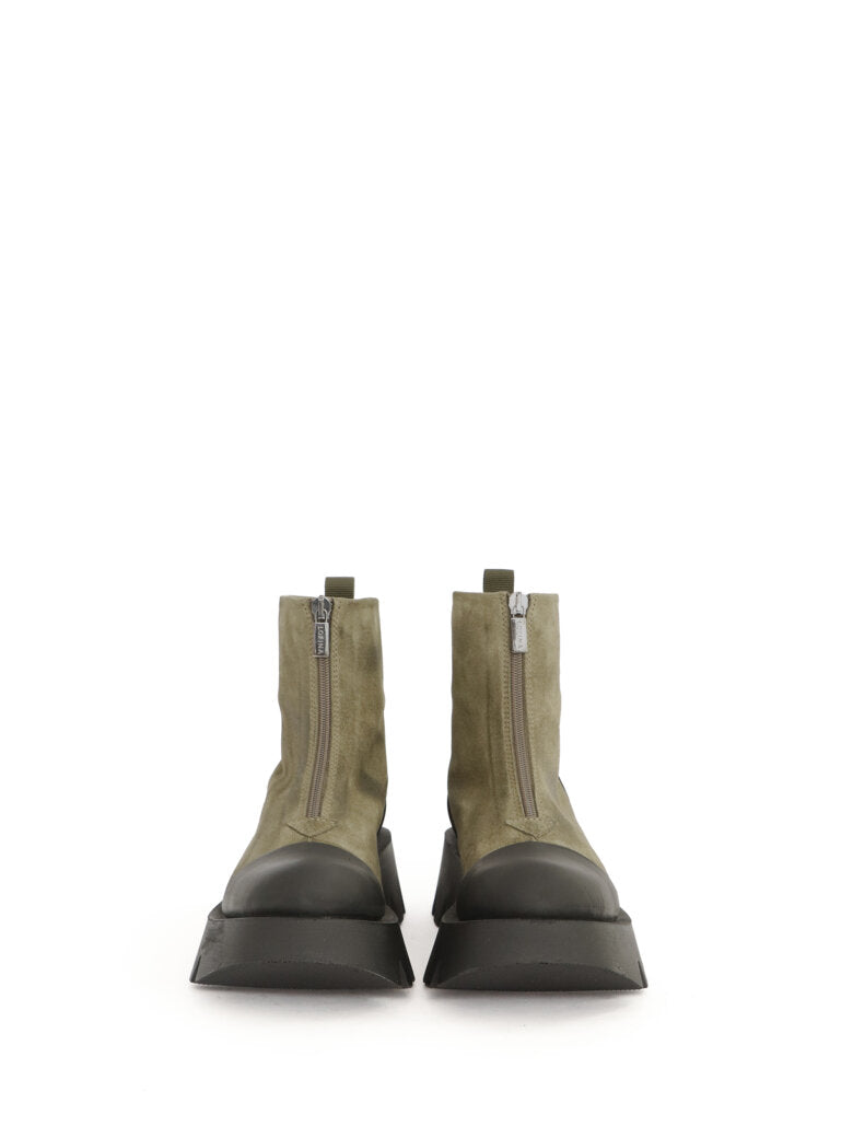 London Ankle Boots in Forest by Lofina