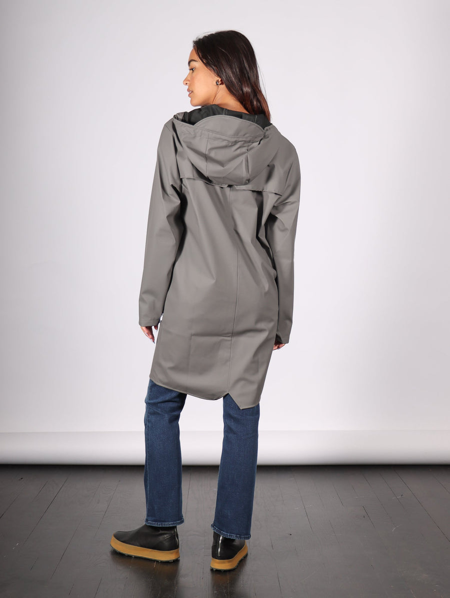 Long Jacket in Grey by RAINS