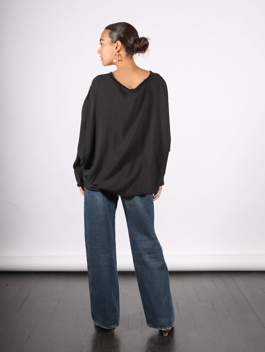 Long Sleeve T-Shirt in Black by Sanctamuerte