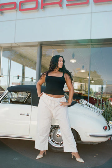 Lou Pant in Birch by GIL RODRIGUEZ-Bottoms-GIL RODRIGUEZ-Idlewild