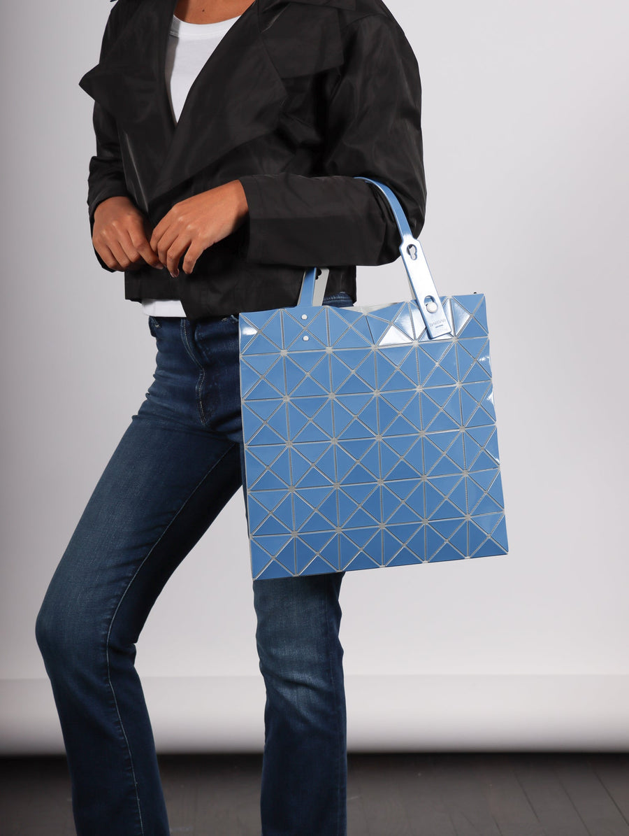 Lucent Gloss Tote in Blue by Bao Bao Issey Miyake-Idlewild