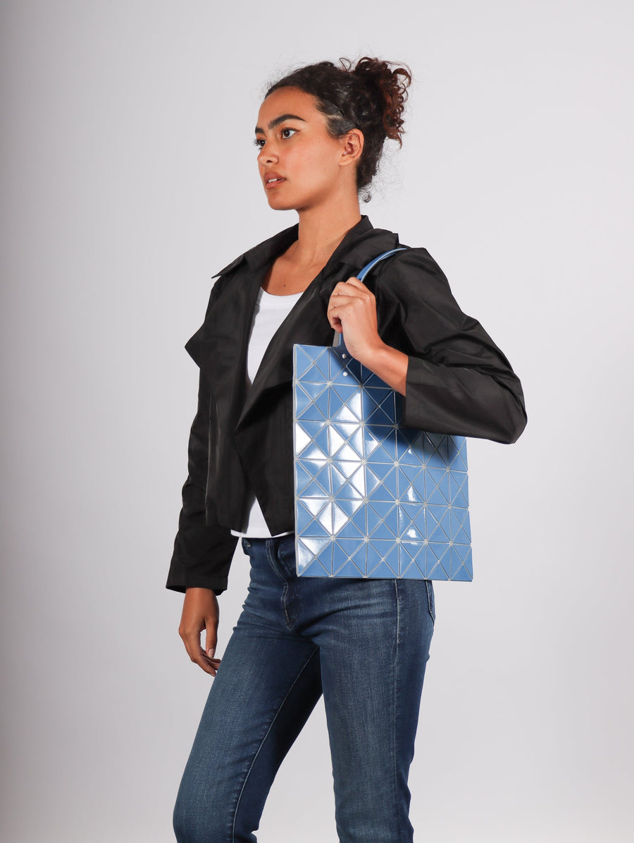 Lucent Gloss Tote in Blue by Bao Bao Issey Miyake-Idlewild