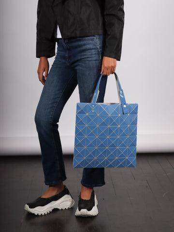 Lucent Gloss Tote in Blue by Bao Bao Issey Miyake-Idlewild