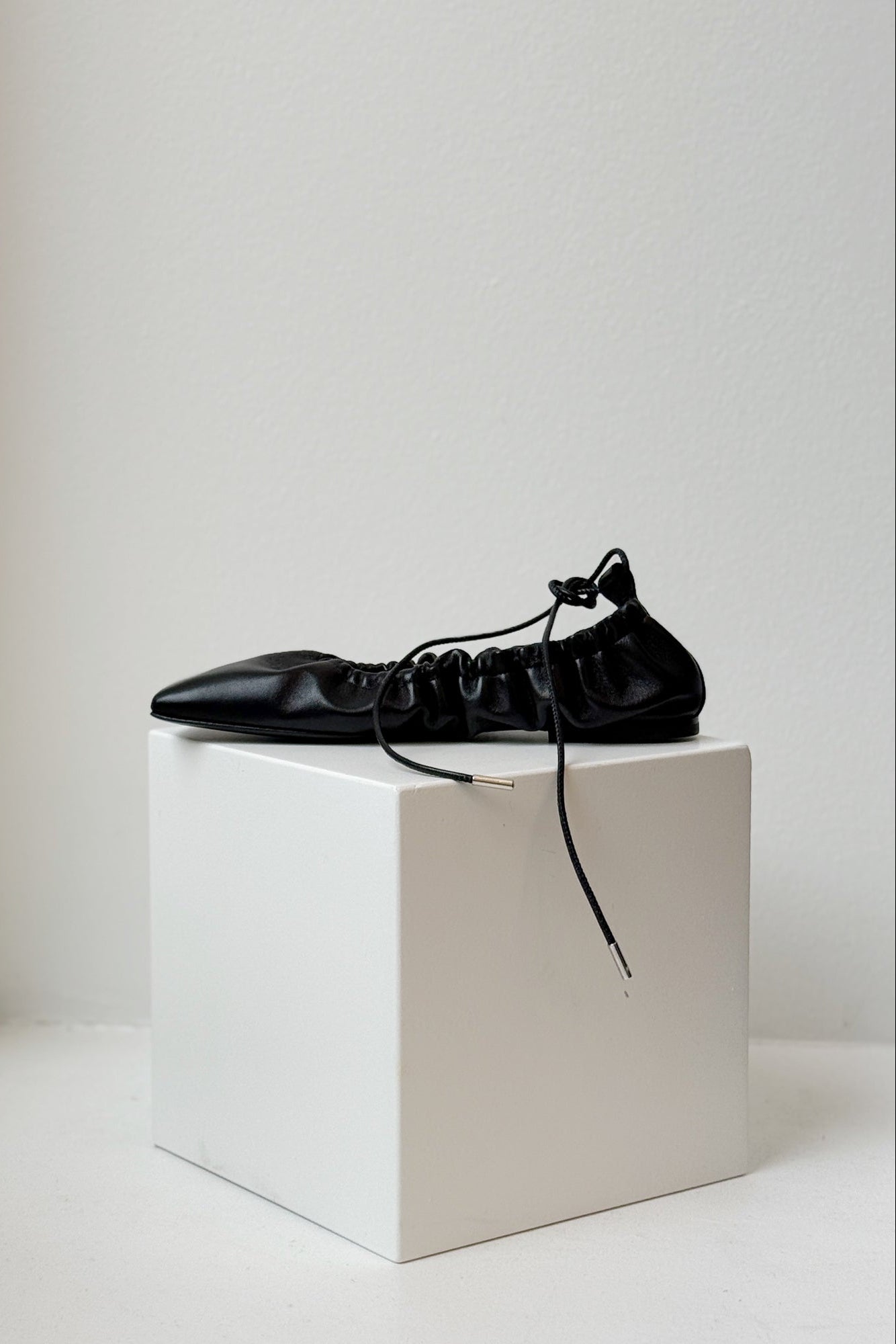 Maeve Ballerina Flat in Black by Rodebjer-Shoes-Rodebjer-Idlewild