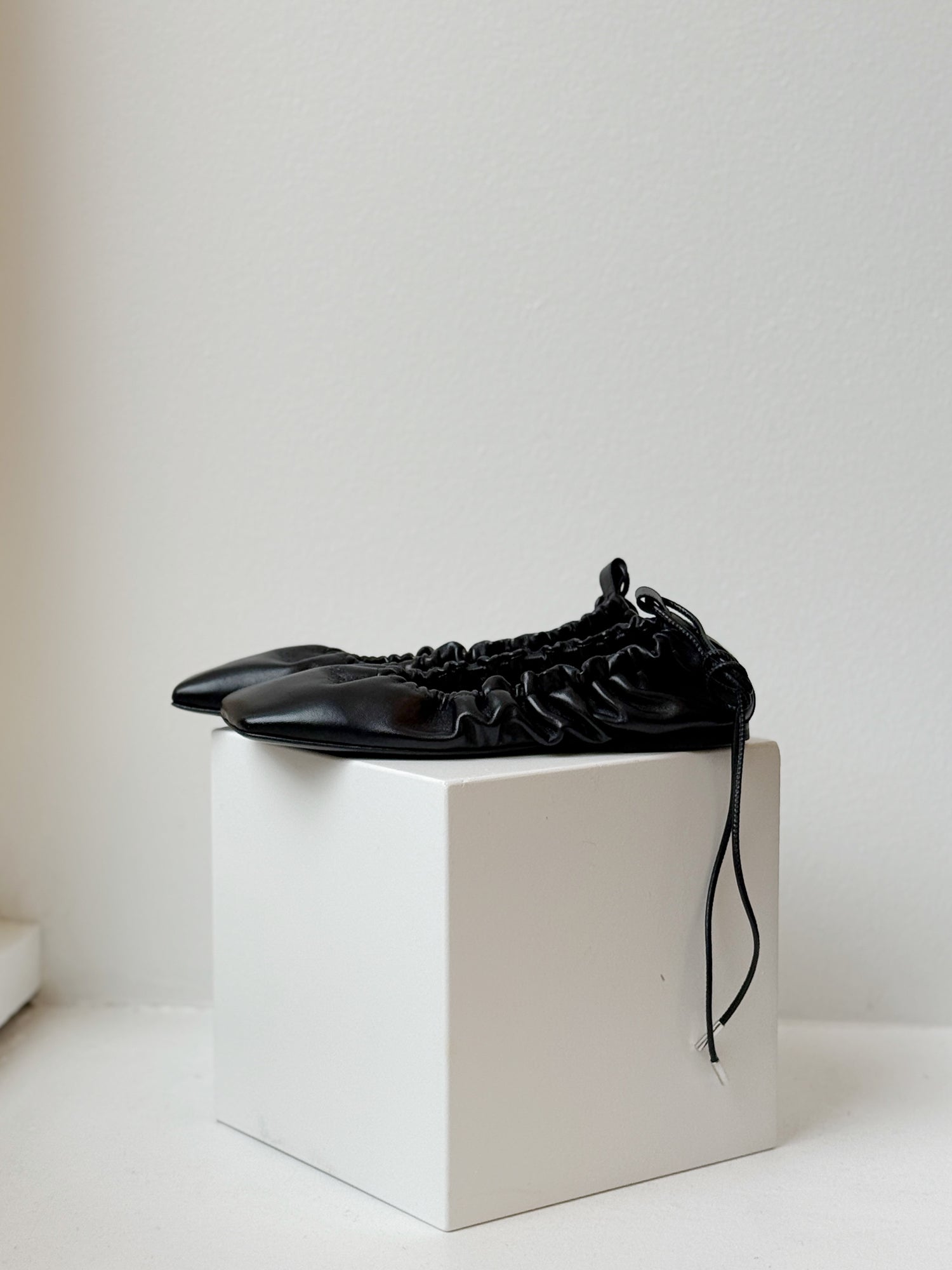 Maeve Ballerina Flat in Black by Rodebjer-Shoes-Rodebjer-Idlewild