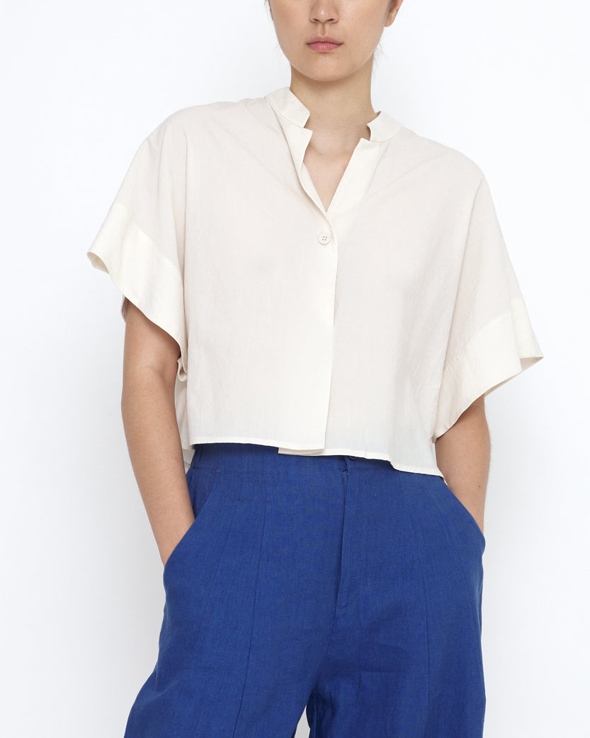 Mandarin Top in Antique White by 7115 by Szeki-7115 by Szeki-Idlewild