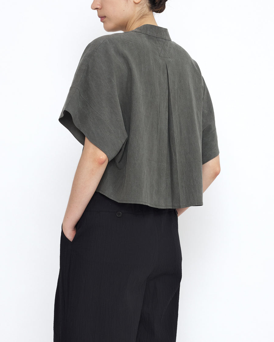 Mandarin Top in Pewter Green by 7115 by Szeki-7115 by Szeki-Idlewild