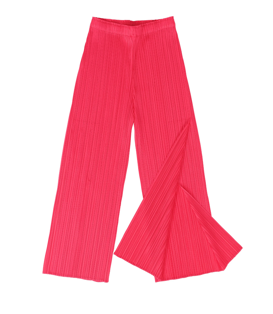 March Monthly Colors Pant in Bright Pink by Pleats Please Issey Miyake-Pleats Please Issey Miyake-Idlewild