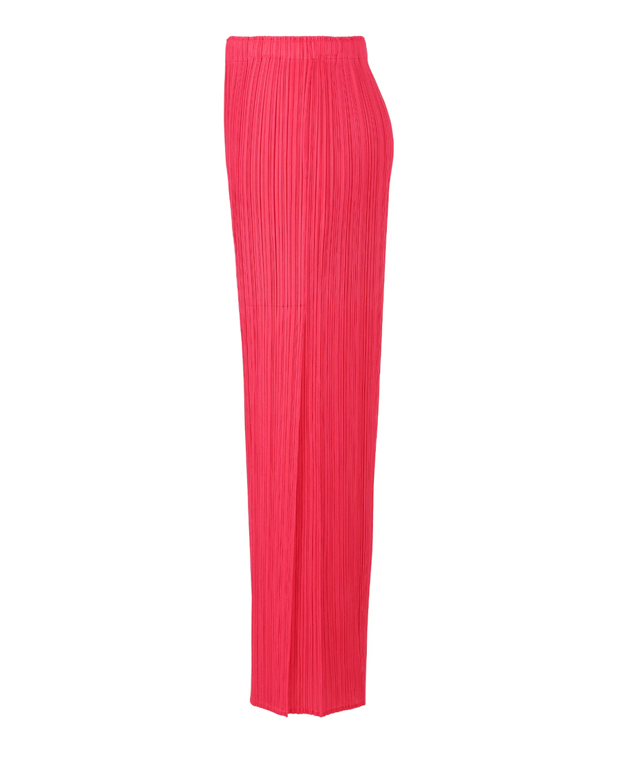 March Monthly Colors Pant in Bright Pink by Pleats Please Issey Miyake-Pleats Please Issey Miyake-Idlewild