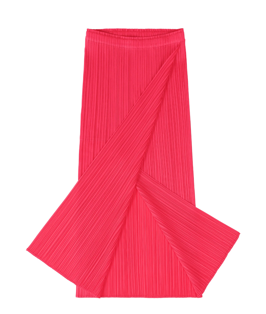 March Monthly Colors Skirt in Bright Pink by Pleats Please Issey Miyake-Pleats Please Issey Miyake-Idlewild