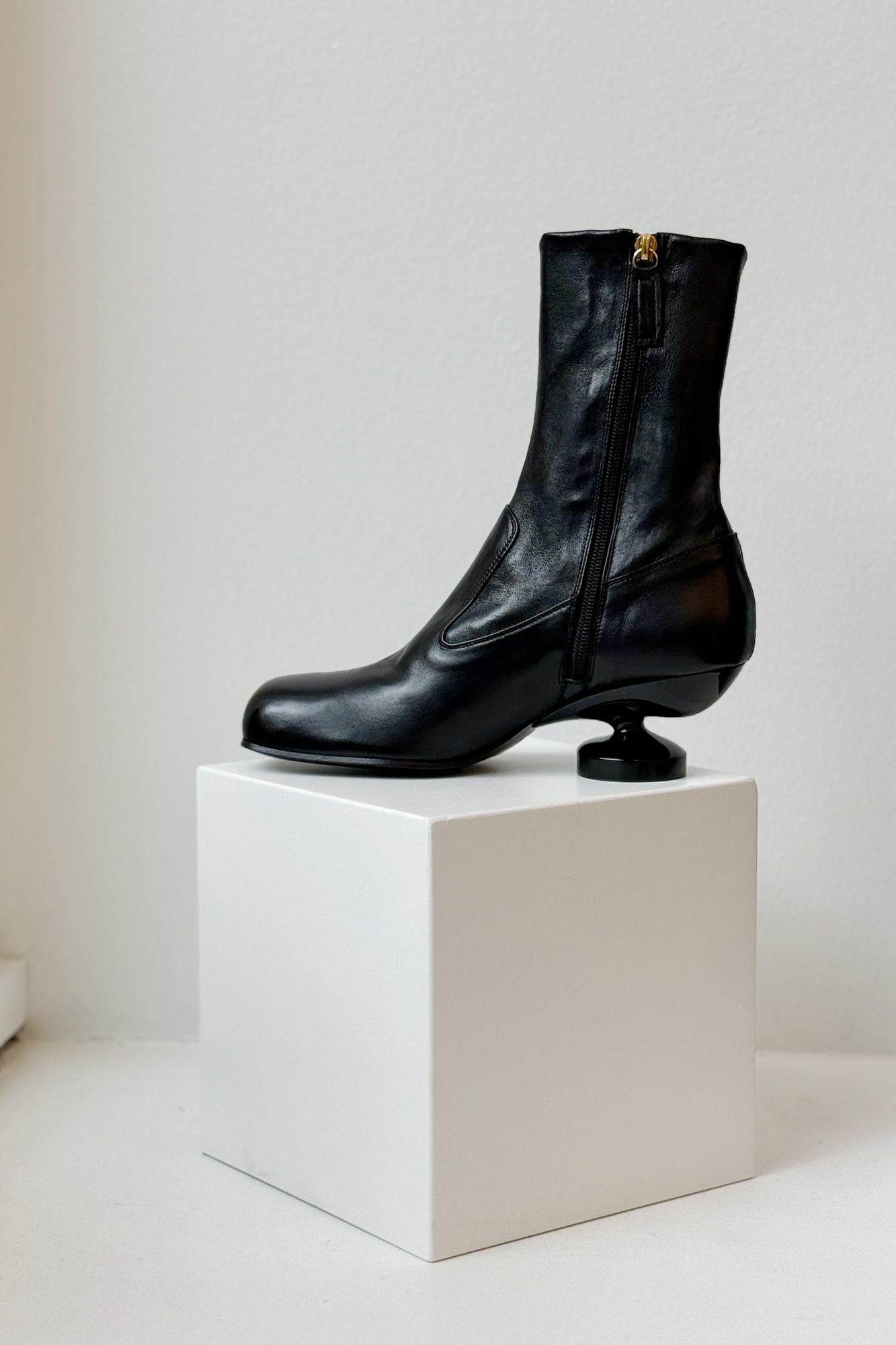Margot Boot in Black by Lucasheva-Shoes-Lucasheva-Idlewild