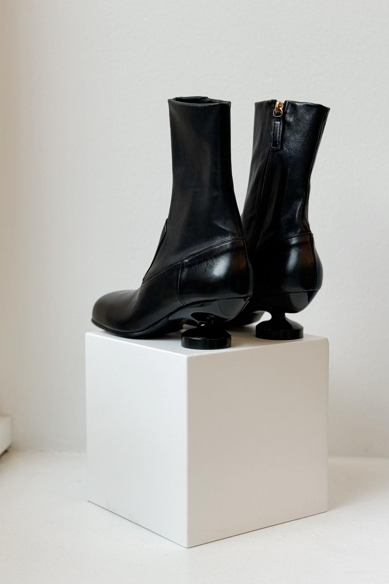 Margot Boot in Black by Lucasheva-Shoes-Lucasheva-Idlewild