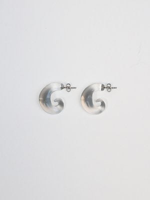 Marina Spiral Earrings in Clear by Eyland-Jewelry-Eyland-Idlewild