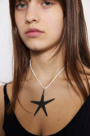 Marta Star Necklace in Silver/White by Eyland-Jewelry-Eyland-Idlewild