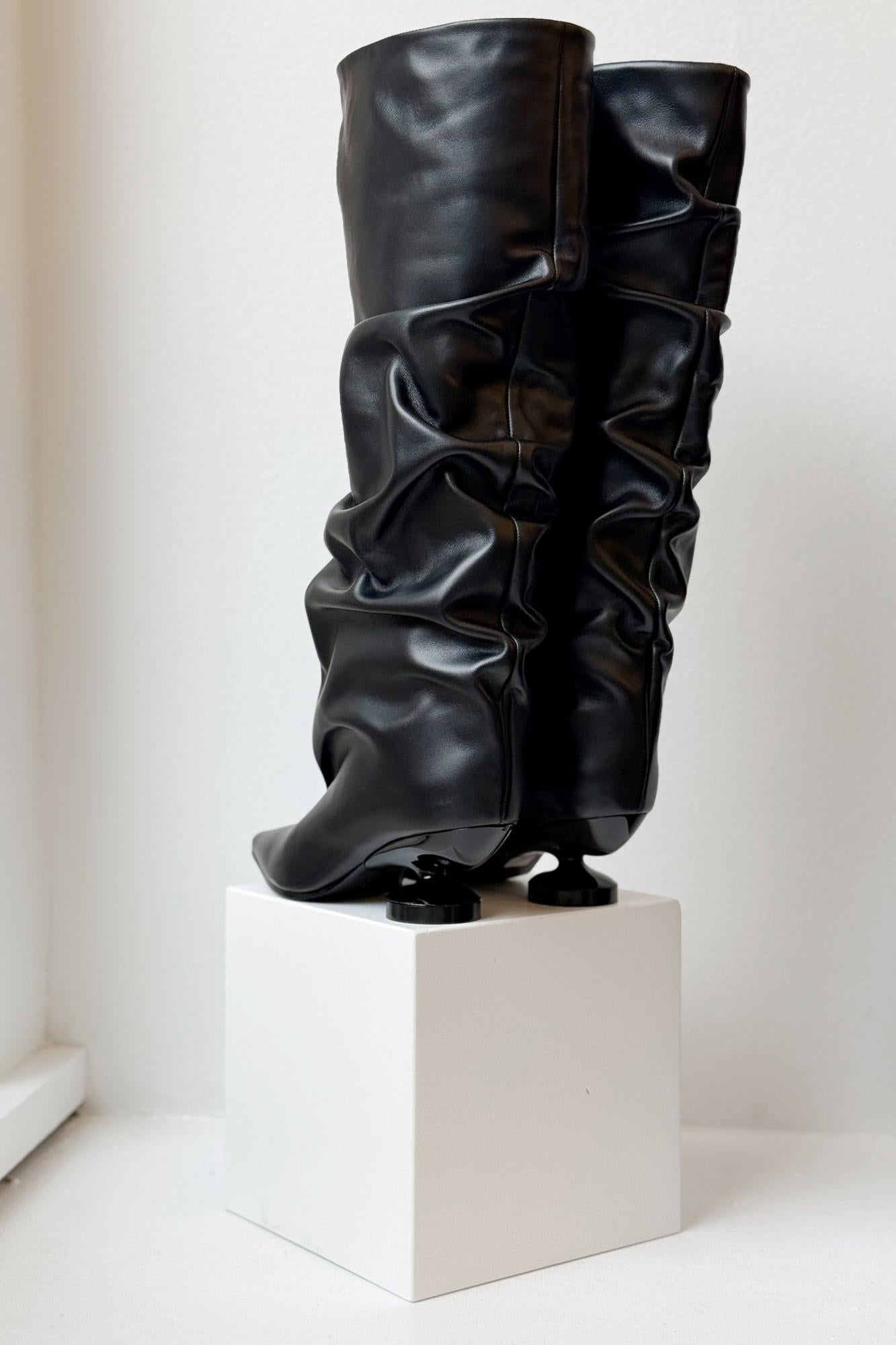 Mathilde Boot in Black by Lucasheva-Shoes-Lucasheva-Idlewild