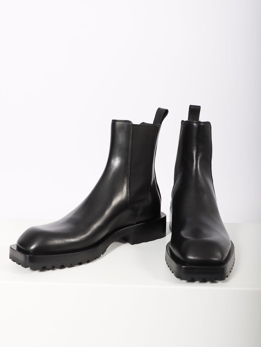 Matrix Chelsea Boot in Black by Mattia Capezzani-Idlewild