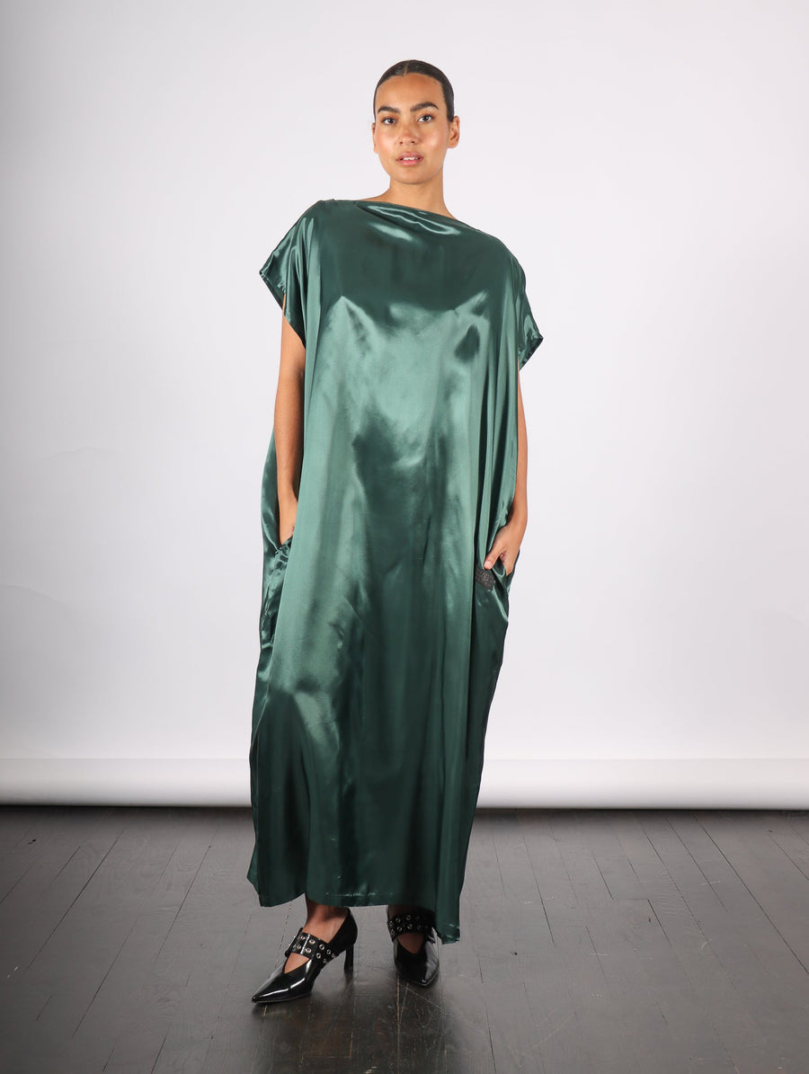 Maxi Dress in Green by MM6 Maison Margiela