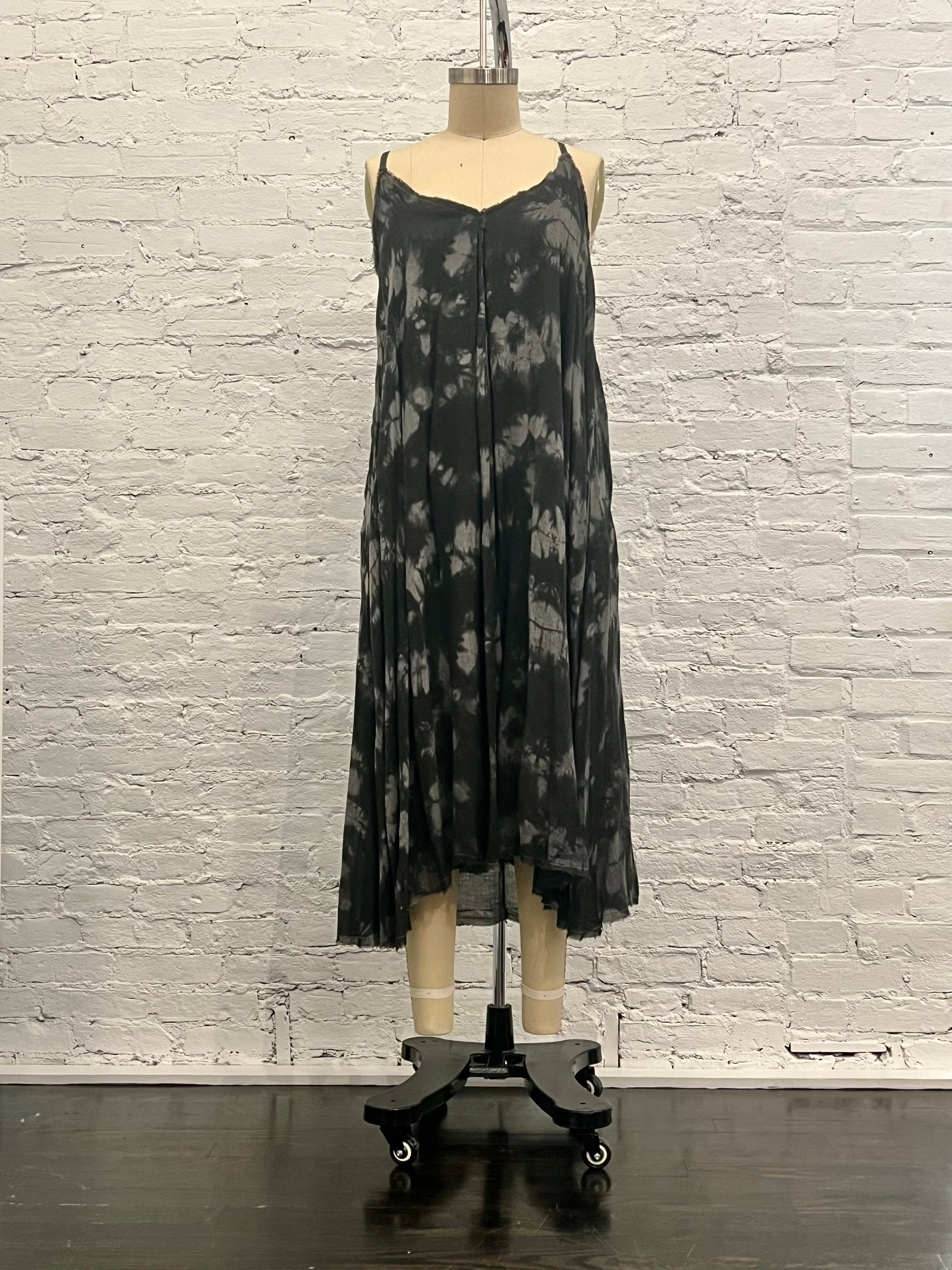 Maxi Slip Dress in Ash Grey by Sanctamuerte-Dresses-SANCTAMUERTE-Idlewild