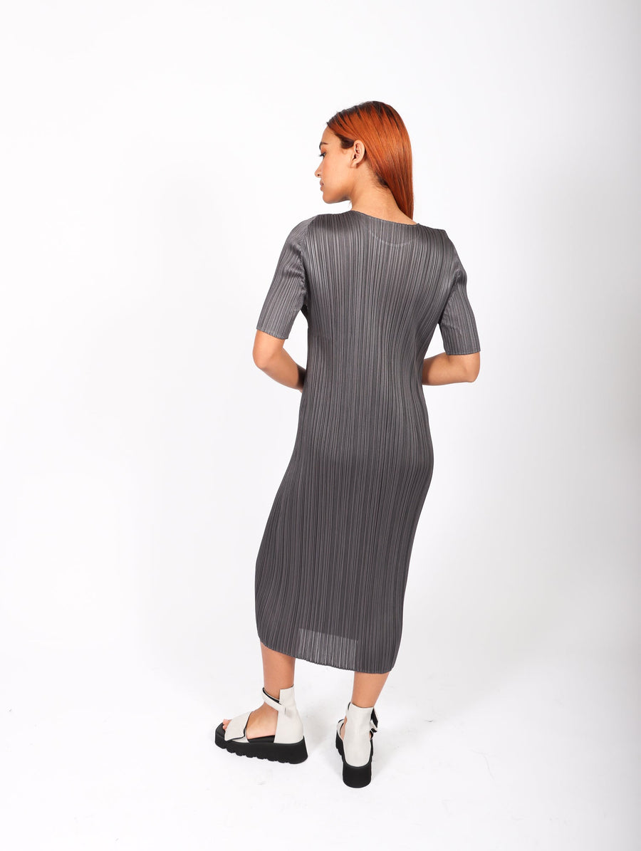 May Monthly Colors Dress in Dark Gray by Pleats Please Issey