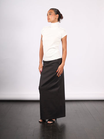 Membrane Skirt in Black by Issey Miyake-Idlewild