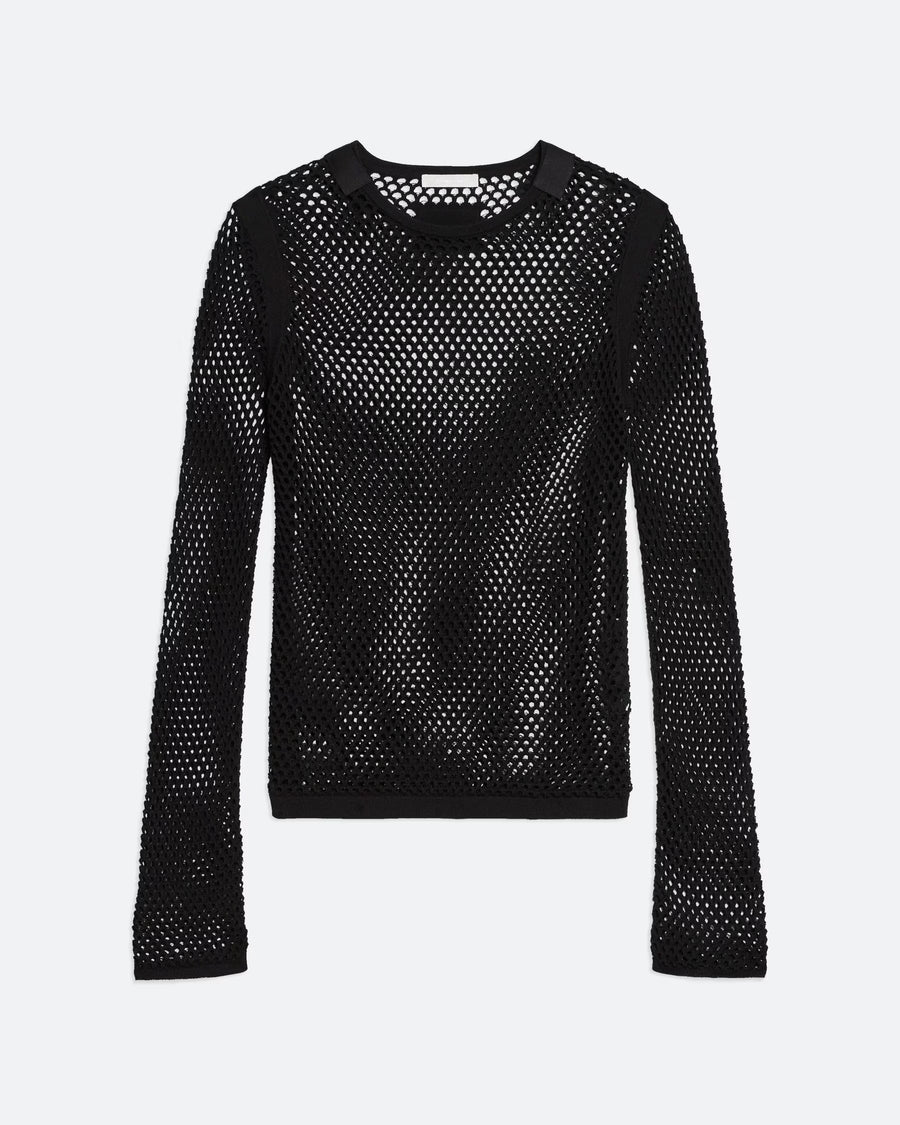 Mesh Seatbelt Top in Black by Helmut Lang-Helmut Lang-Idlewild