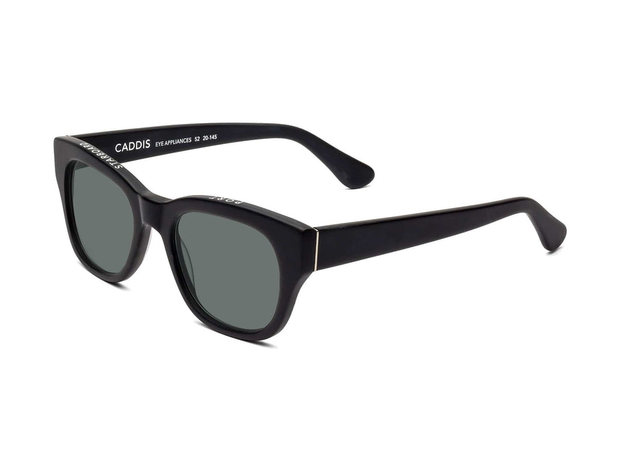 Miklos Sunglasses in Matte Black by Caddis-Idlewild