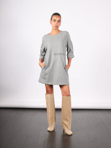 Mini Dress in Grey Melange by MM6 Maison Margiela-Idlewild