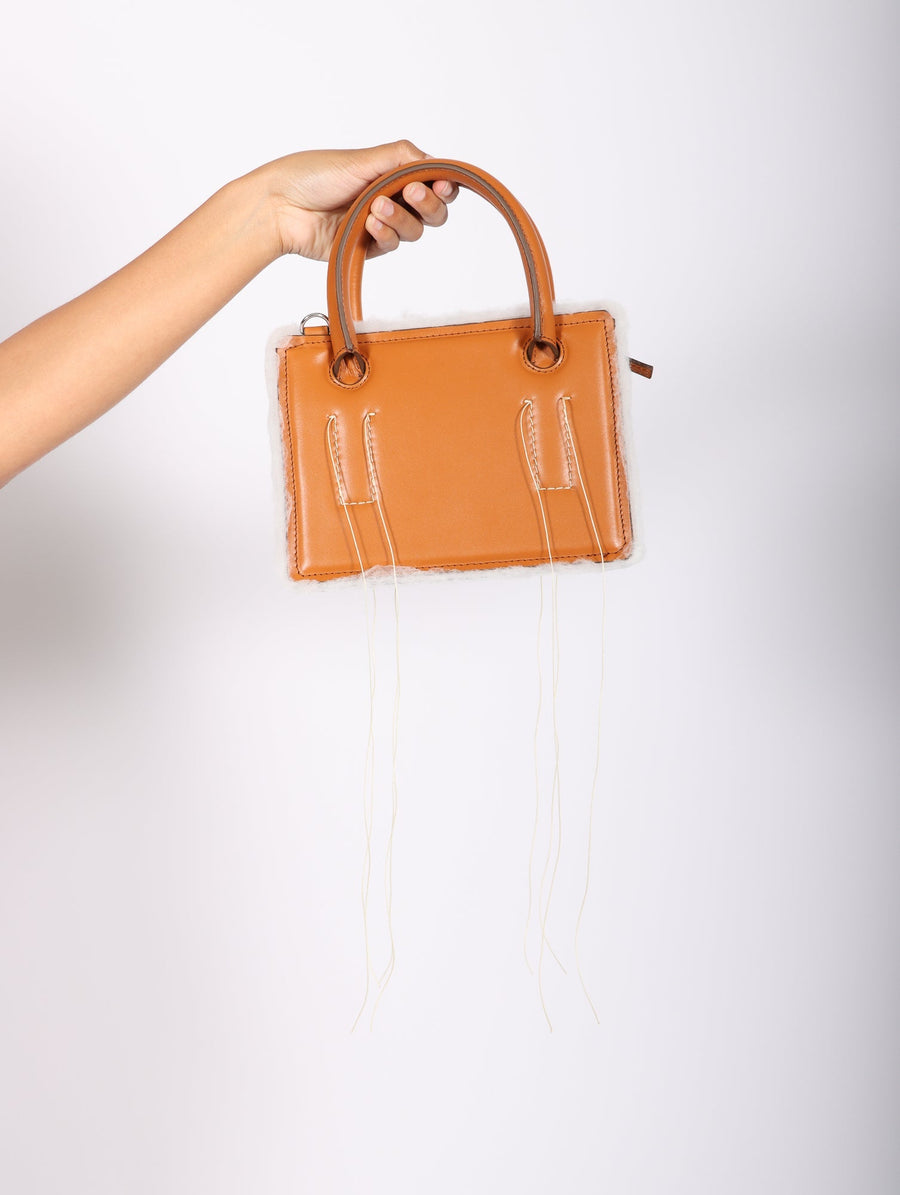 Mini Otto Bag in Caramel Brown by Dentro-Idlewild