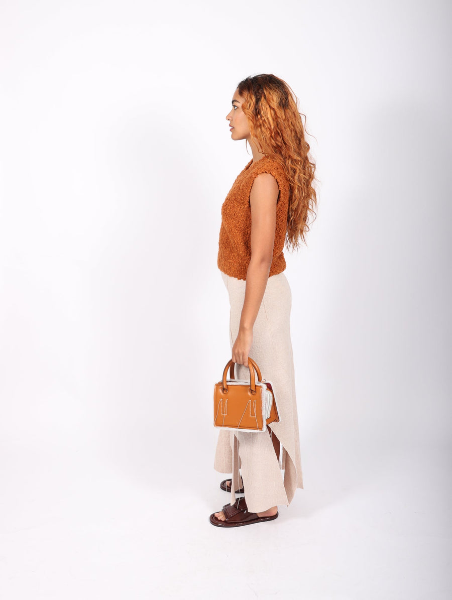 Mini Otto Bag in Caramel Brown by Dentro-Idlewild