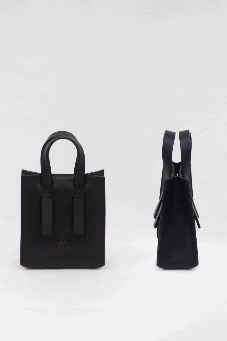 Mini Tote in Black by Arrhe Studio-Bags-Arrhe Studio-Idlewild
