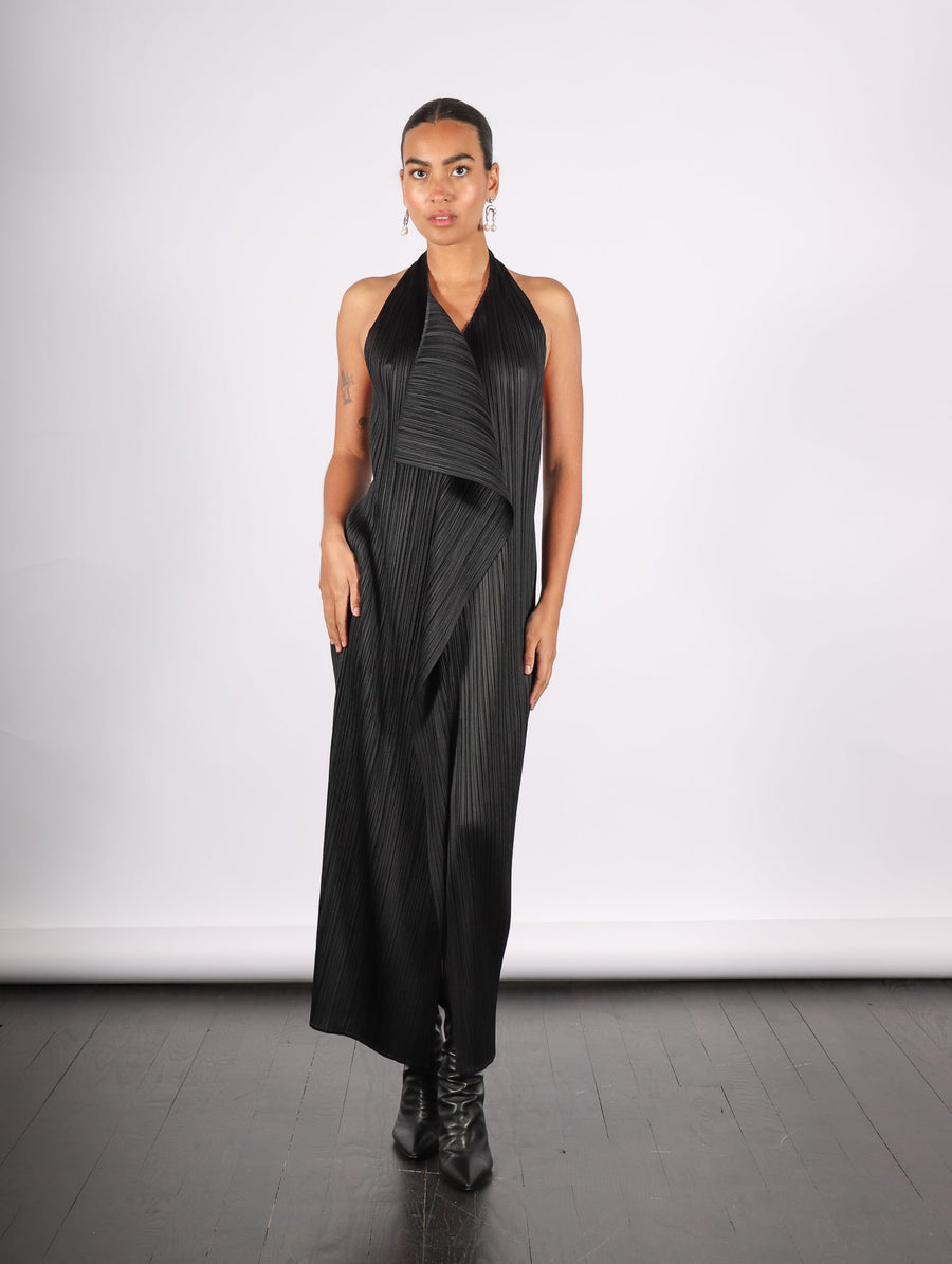 Monthly Colors November Dress in Black by Pleats Please Issey Miyake