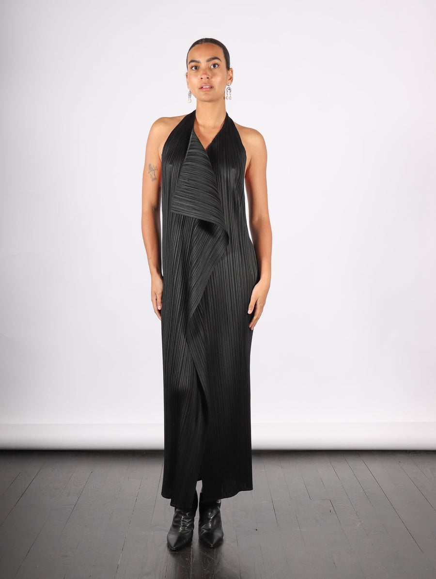 Monthly Colors November Dress in Black by Pleats Please Issey Miyake