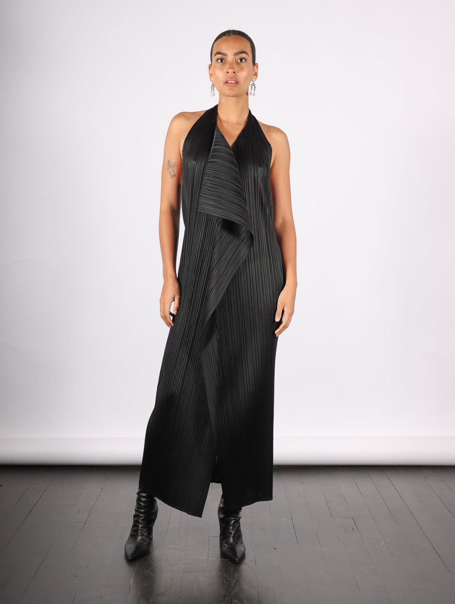 Monthly Colors November Dress in Black by Pleats Please Issey Miyake