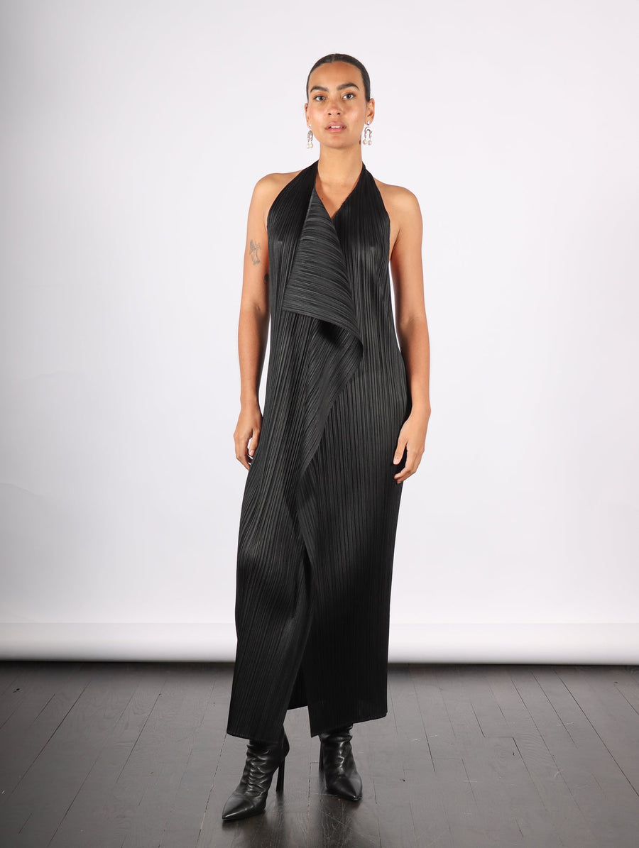 Monthly Colors November Dress in Black by Pleats Please Issey Miyake