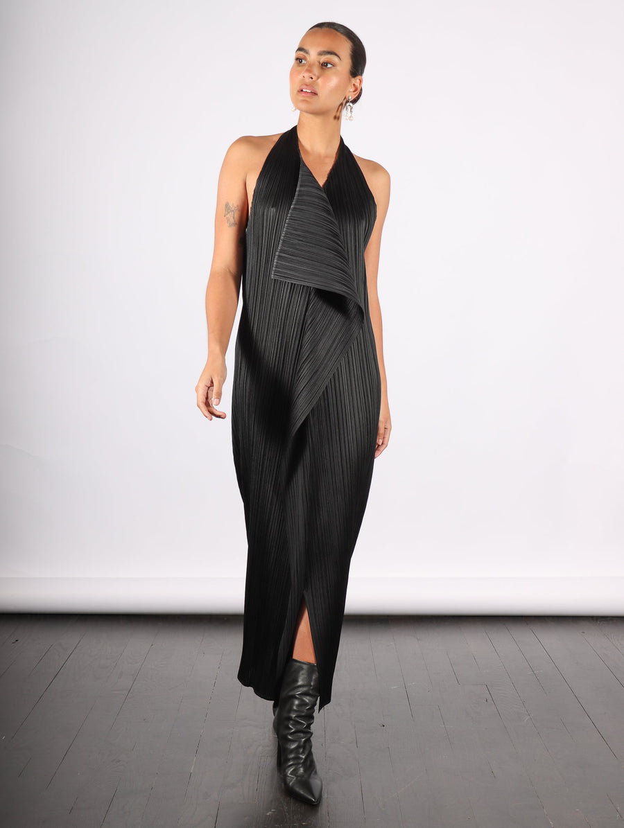 Monthly Colors November Dress in Black by Pleats Please Issey Miyake