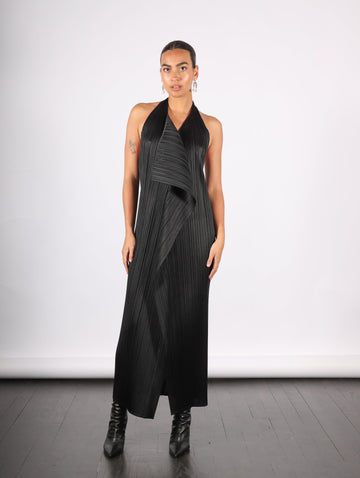 Monthly Colors November Dress in Black by Pleats Please Issey Miyake-Pleats Please Issey Miyake-Idlewild