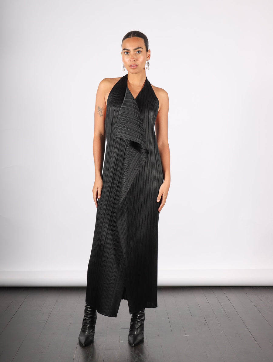 Monthly Colors November Dress in Black by Pleats Please Issey Miyake