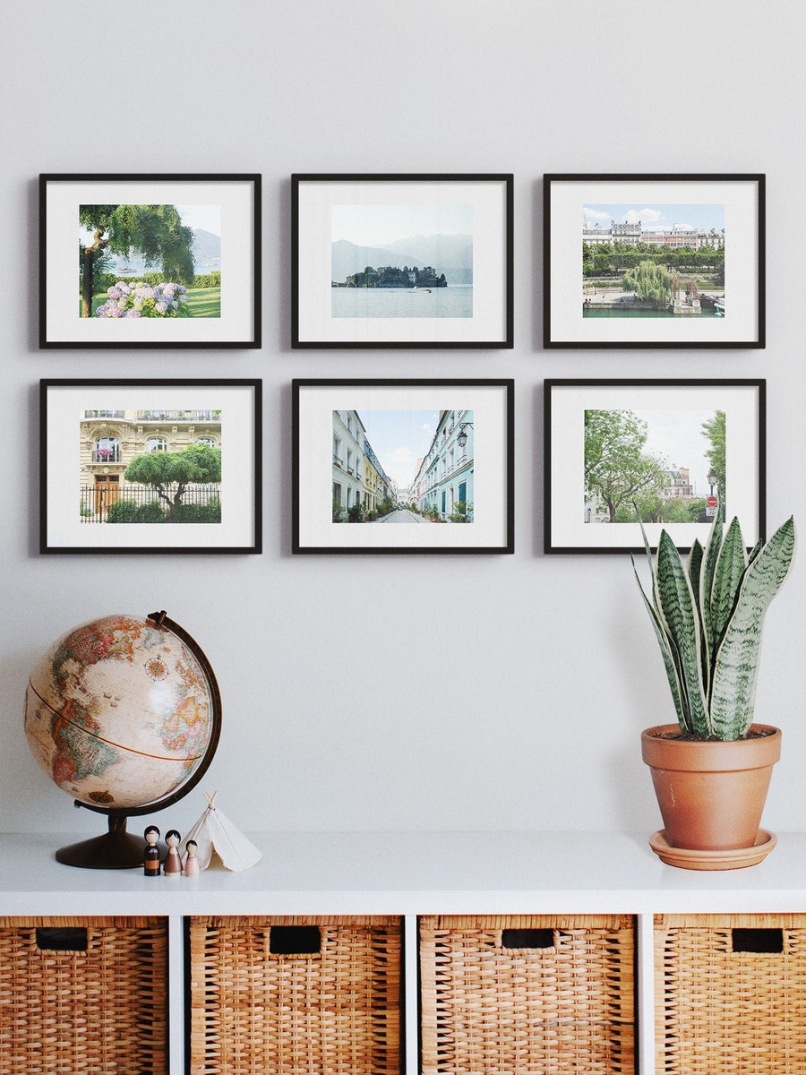 Montmartre with Eiffel Tower Framed Print by Jessica Murray