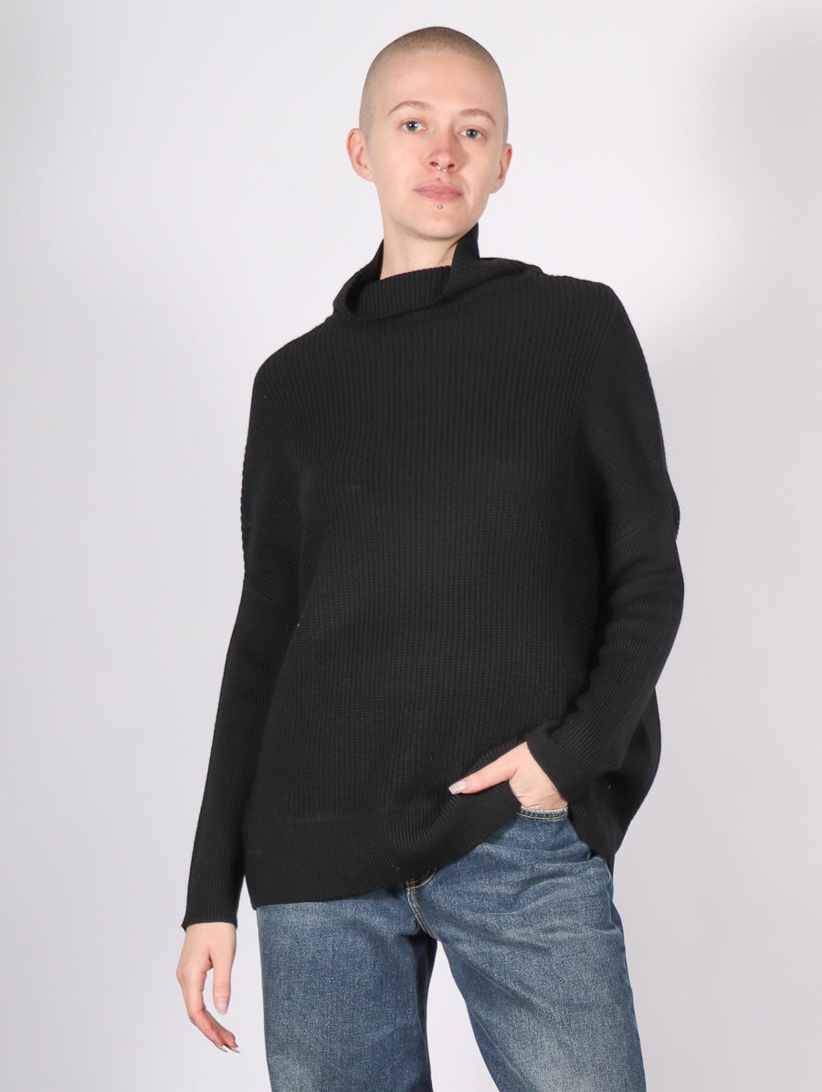 N15 Turtleneck Pullover in Black by NFP