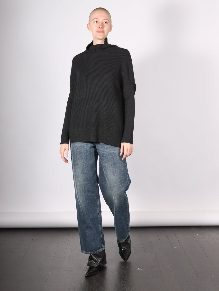 N15 Turtleneck Pullover in Black by NFP