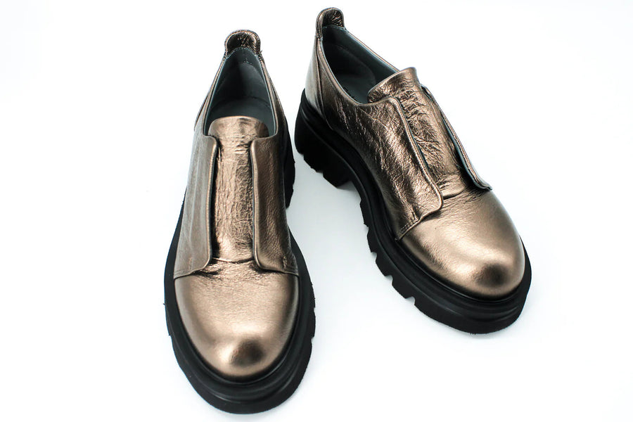 Nari Loafer in Dusty Bronze by Patrizia Bonfanti