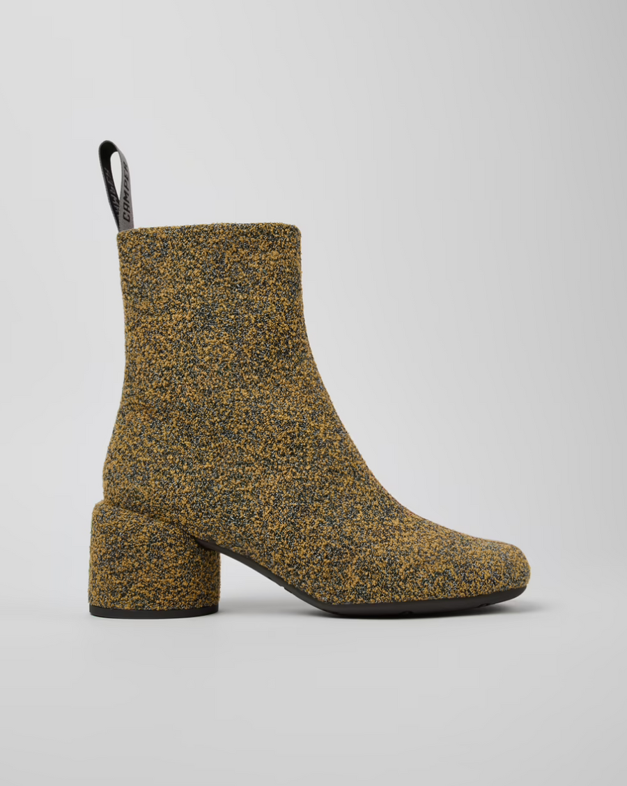 Niki Boots in Mustard Knit by Camper